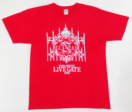 駿河屋 -<中古>水樹奈々 GATE-LIMITED TEE(Tシャツ) レッド XLサイズ