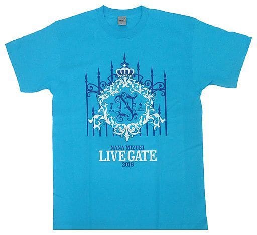 駿河屋 -<中古>水樹奈々 GATE-LIMITED TEE(Tシャツ) ターコイズ L