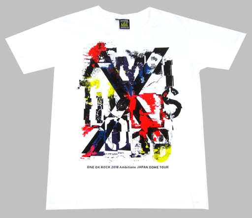 駿河屋 -<中古>ONE OK ROCK Tシャツ-C(Overlap) ホワイト Mサイズ