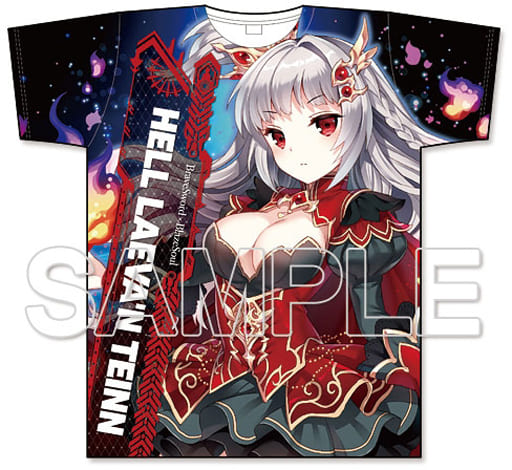 駿河屋 - レヴァンテイン=ヘル フルグラフィックTシャツ ブラック Lサイズ 「ブレイブソード×ブレイズソウル」（Tシャツ）