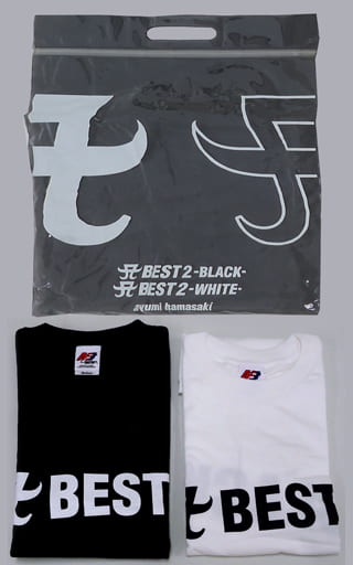 駿河屋 -<中古>浜崎あゆみ Tシャツ -BLACK-&-WHITE- (2枚組/ビニール 駿河屋 -<中古>浜崎あゆみ Tシャツ -BLACK-&-WHITE- (2枚組/ビニール
