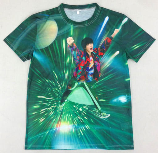 駿河屋 -<中古>タクヤ(超特急) 3DデザインTシャツ グリーン Lサイズ