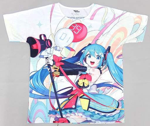 駿河屋 -<中古>初音ミク フルグラフィックTシャツ ホワイト Lサイズ ...