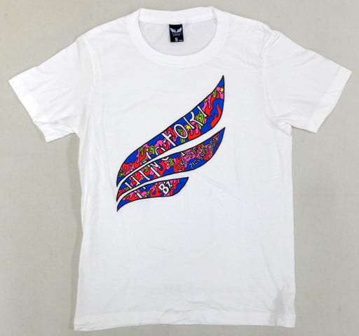 駿河屋 -<中古>B'z ウィングTシャツ ホワイト Lサイズ 「B'z LIVE-GYM