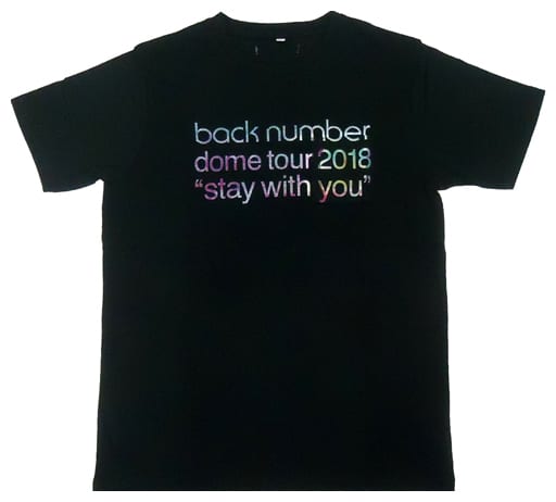 駿河屋 中古 Back Number グラデツアーロゴポケットtシャツ ブラック Mサイズ Back Number Dome Tour 18 Stay With You その他