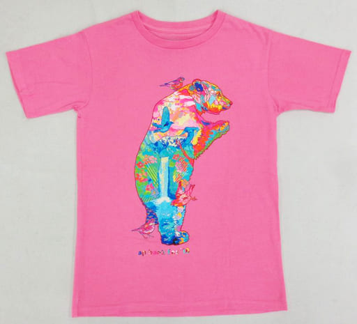 駿河屋 -<中古>朝倉弘平デザイン 僕らとクマTシャツ ピンク KIDS(130