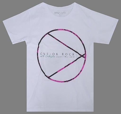 駿河屋 -<中古>ONE OK ROCK Tシャツ-C(Circle) ホワイト XLサイズ