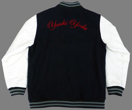 駿河屋 -<中古>与田祐希 個別スタジャン ネイビー×ホワイト XLサイズ