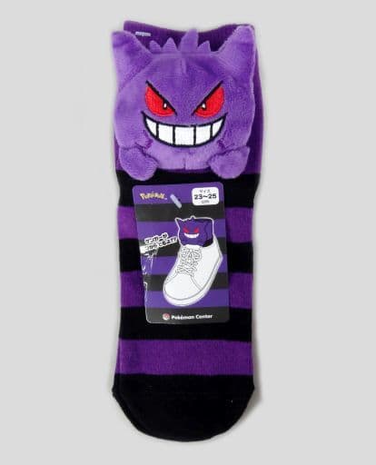 駿河屋 中古 ゲンガー マスコット付きショートソックス 23 25cm ポケットモンスター ポケモンセンター限定 ソックス