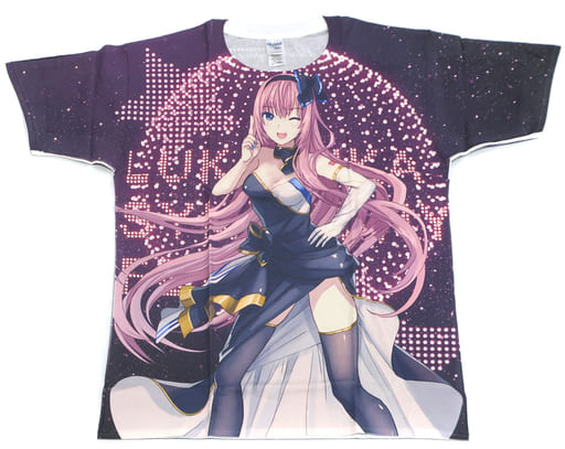 駿河屋 -<中古>巡音ルカver. フルグラフィックTシャツ Lサイズ 「初音