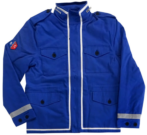 駿河屋 - 【買取】BC自由学園 ガルパンツァーブルゾン ブルー Lサイズ