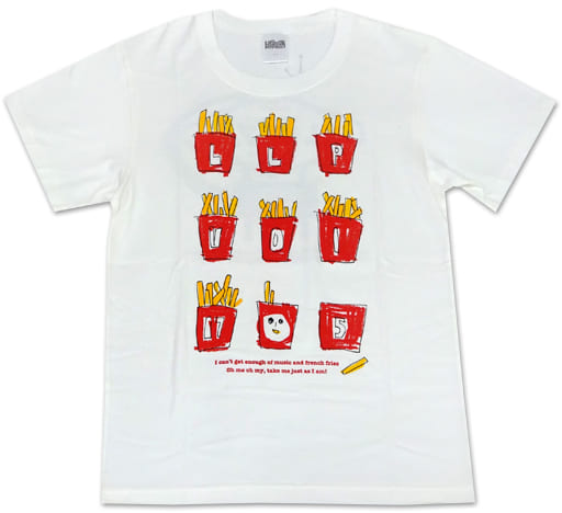 駿河屋 -<中古>aiko ツアーTシャツ(ポテト) ホワイト チビ 「aiko live
