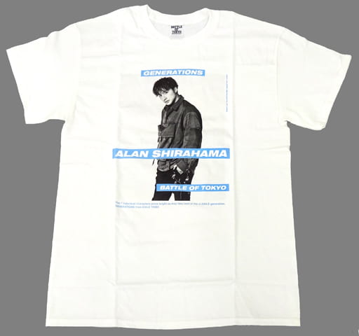 駿河屋 -<中古>白濱亜嵐(GENERATIONS) フォトTシャツ ホワイト