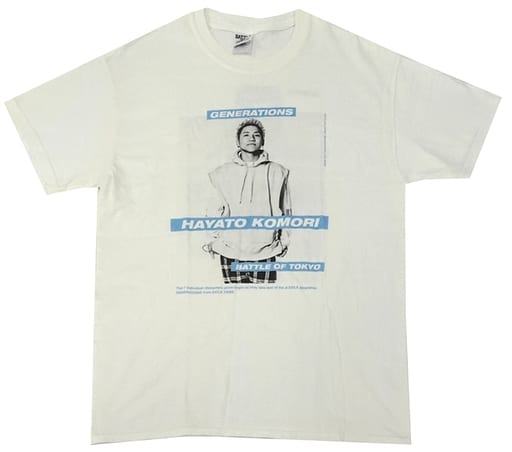 駿河屋 -<中古>小森隼(GENERATIONS) フォトTシャツ ホワイト 「BATTLE ...