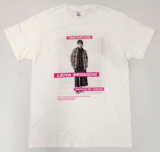 瀬口黎弥(FANTASTICS) フォトTシャツ ホワイト 「BATTLE OF TOKYO 瀬口黎弥(FANTASTICS) フォトTシャツ ホワイト 「BATTLE OF TOKYO