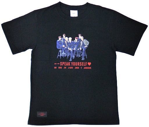 駿河屋 -<中古>BTS(防弾少年団) Tシャツ(BTS IMAGE) ブラック Mサイズ