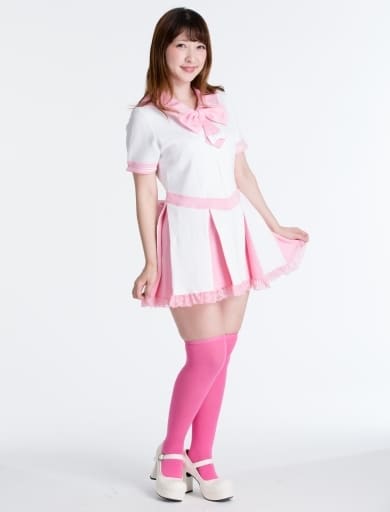 駿河屋 新品 中古 Costume638 女性アイドル Push風衣装 コスプレ ピンク Sサイズ コスプレ衣装 グッズ