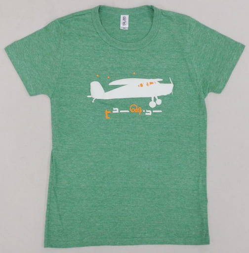 駿河屋 - 【買取】小沢健二 “重力に逆らう”飛行機Tシャツ グリーン XS