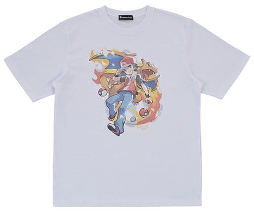 駿河屋 中古 レッド リザードン Tシャツ ホワイト フリーサイズ ポケットモンスター Tシャツコレクション Pokemon Trainers 男性キャラ ポケモンセンター限定 その他