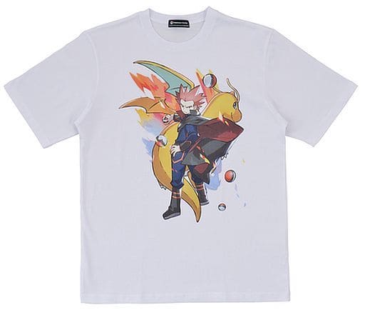 駿河屋 中古 ワタル カイリュー Tシャツ ホワイト フリーサイズ ポケットモンスター Tシャツコレクション Pokemon Trainers 男性キャラ ポケモンセンター限定 その他