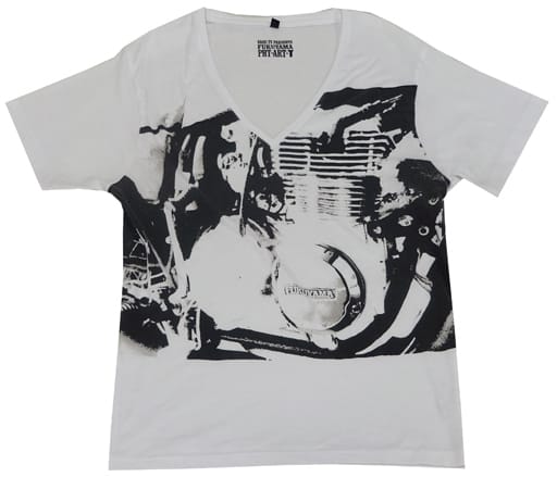 駿河屋 - 【買取】福山雅治 PHT-ART-Tシャツ(BIKE) ホワイト Lサイズ