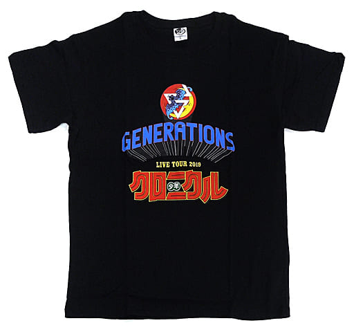 駿河屋 - 【買取】GENERATIONS Tシャツ ブラック Lサイズ