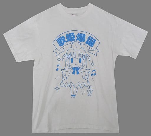 駿河屋 -<中古>チノ 歌姫爆誕Tシャツ ホワイト メンズLサイズ 「ご注文
