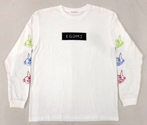駿河屋 -<中古>江口拓也 EGUMI LONG SLEEVE TEE(Tシャツ) ホワイト(T 駿河屋 -<中古>江口拓也 EGUMI LONG SLEEVE TEE(Tシャツ) ホワイト(T