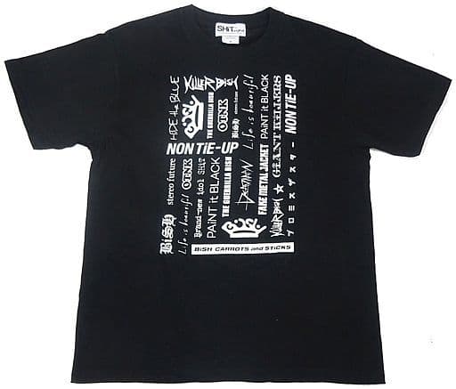 駿河屋 -<中古>BiSH SONG TiTLE Tシャツ ブラック Lサイズ 「And yet ...