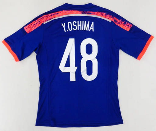 大島優子 ネーム入り AKB48マーキングadidasサッカー日本代表ユニフォーム ブルー Oサイズ 大島優子 ネーム入り AKB48マーキングadidasサッカー日本代表ユニフォーム ブルー Oサイズ