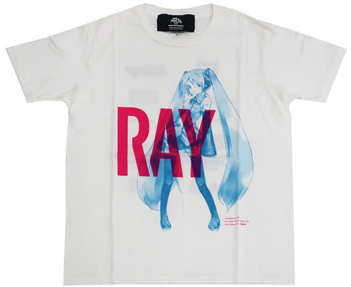 駿河屋 -<中古>初音ミク コラボRAY Tシャツ ホワイト XLサイズ 「BUMP