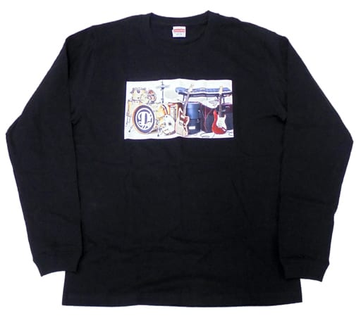 駿河屋 -<中古>DISH// ロングスリーブツアーTシャツ ブラック Mサイズ