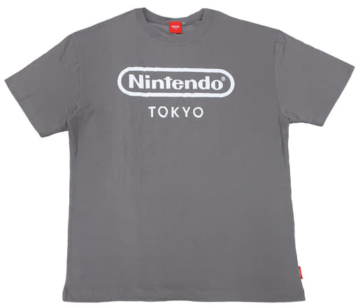 駿河屋 -<中古>ロゴTシャツ グレー Lサイズ 「Nintendo TOKYO」（Tシャツ）