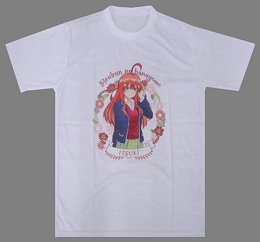 駿河屋 中古 中野五月 カラーtシャツ ホワイト Lサイズ 五等分の花嫁 その他