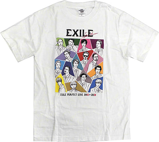 駿河屋 中古 Exile イラストtシャツ ホワイト Sサイズ Exile Perfect Live 01 Exile Tribe Station限定 Tシャツ