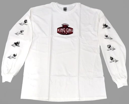 King Gnu 飛行艇 ロングスリーブTシャツ ホワイト XLサイズ 「King Gnu Live Tour 2019 AW」 King Gnu 飛行艇 ロングスリーブTシャツ ホワイト XLサイズ 「King Gnu Live Tour 2019 AW」