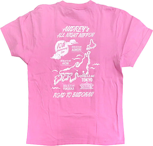 オードリーANN 全国ツアーTシャツ　ピンク