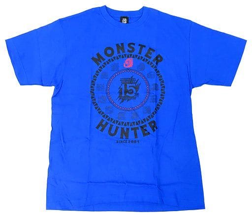 駿河屋 - 【買取】モンスターハンター15th 限定Tシャツ ロイヤルブルー ...