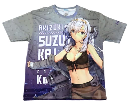 ★【未開封】艦これ 涼月 両面フルグラフィックTシャツ