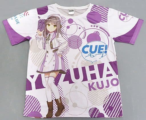 九条柚葉 フルグラフィックTシャツ フルカラー フリーサイズ 「CUE!(キュー) 1st Party Hello! beautiful tomorrow!」 九条柚葉 フルグラフィックTシャツ フルカラー フリーサイズ 「CUE!(キュー) 1st Party Hello! beautiful tomorrow!」