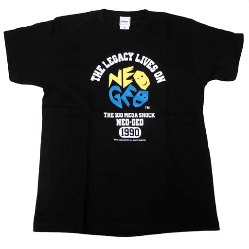 駿河屋 - 【買取】NEOGEO フェイス Tシャツ ブラック Mサイズ（Tシャツ）