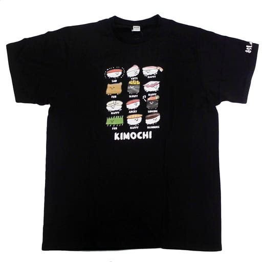 おしゅし(KIMOCHI) Tシャツ ブラック 3Lサイズ 「おしゅしだよ×しまむらsweaT’s(スウェッターズ)」