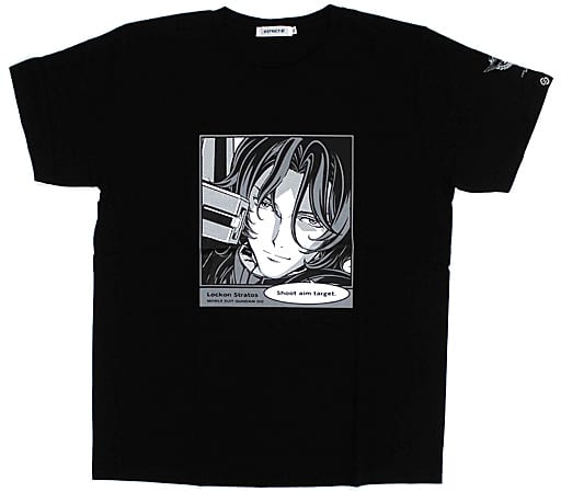 駿河屋 -<中古>ロックオン・ストラトス POP ART Tシャツ ブラック XL