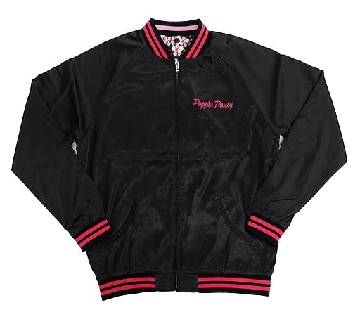 駿河屋 -<中古>Poppin'Party スカジャン ブラック×ピンク XLサイズ