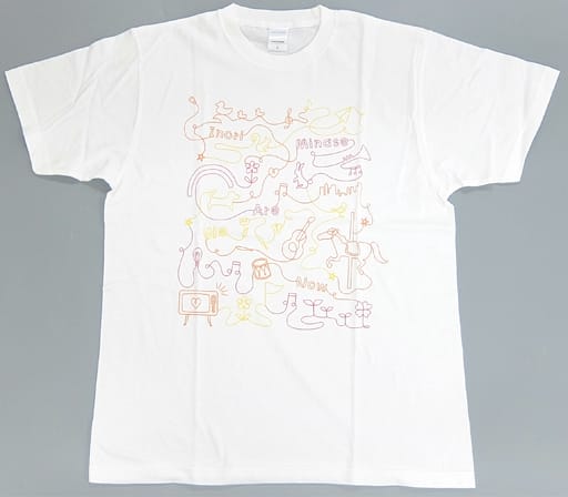 駿河屋 -<中古>水瀬いのり TシャツA ホワイト Lサイズ 「Inori Minase