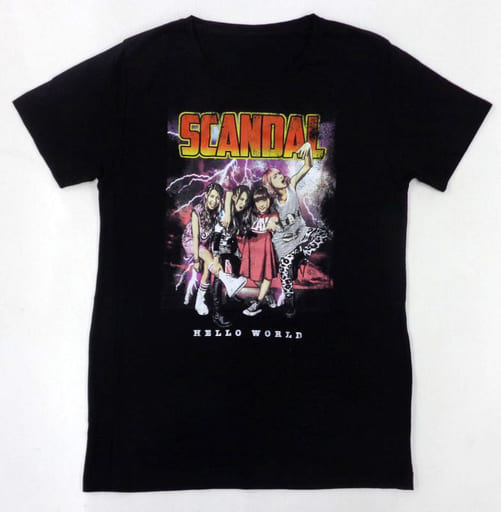 駿河屋 中古 単品 Scandal 超ヤバイ オリジナルtシャツ ブラック Lサイズ Cd Hello World 完全生産限定盤 同梱特典 その他 駿河屋 中古 単品 Scandal 超ヤバイ オリジナルtシャツ ブラック Lサイズ Cd Hello World 完全生産限定盤 同梱特典 その他