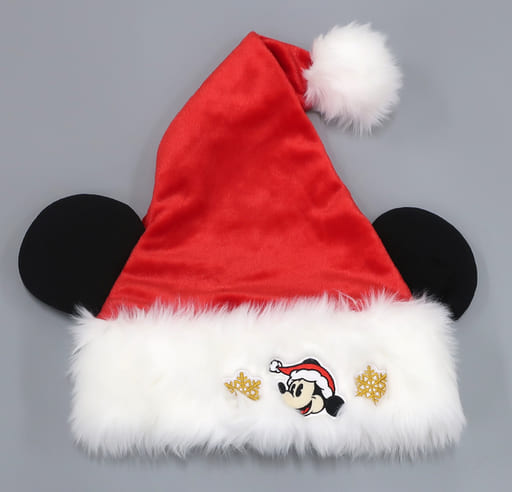 駿河屋 中古 ミッキー サンタ ファンキャップ ディズニー クリスマス16 東京ディズニーリゾート限定 帽子