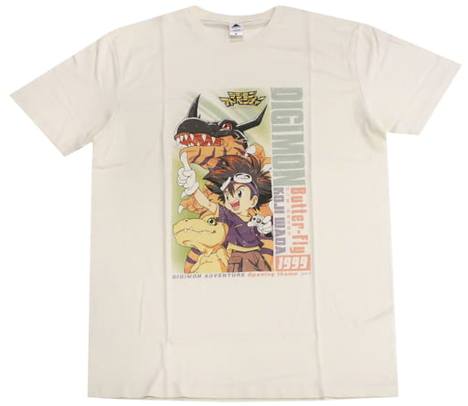 デジモンアドベンチャーButter-Fly CDジャケットデザインTシャツ