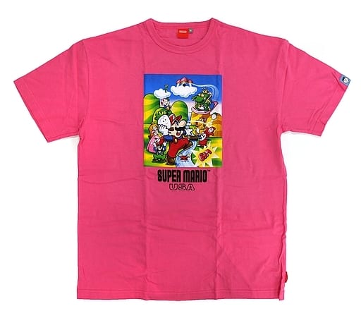駿河屋 -<中古>スーパーマリオUSA Tシャツ ピンク Sサイズ 「スーパー ...
