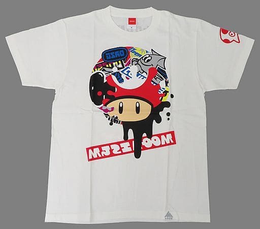 駿河屋 -<中古>スーパーキノコ フェスTシャツ ホワイト Mサイズ ...